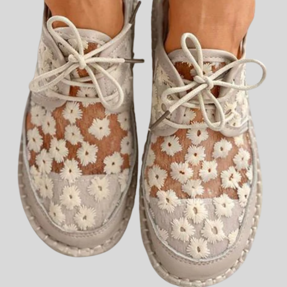 Isabella - Stylish and Comfortable Women's Shoes Featuring a Charming Floral Design