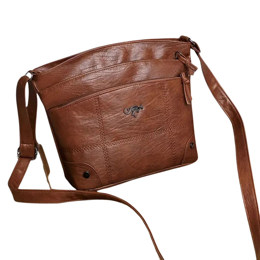 Chic Leather Crossbody Saddle Bag for Stylish Elegance