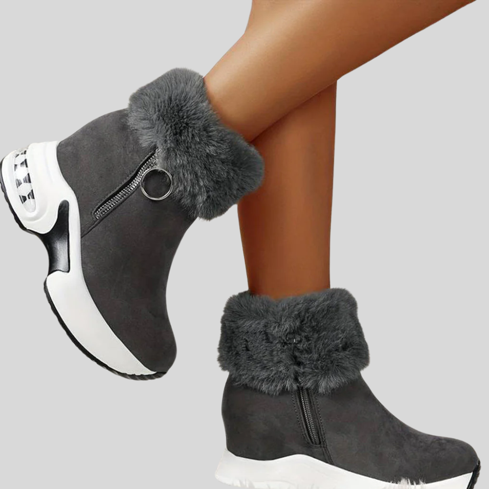 Caroline - Cozy Fur-Lined Women's Boots for Ultimate Comfort