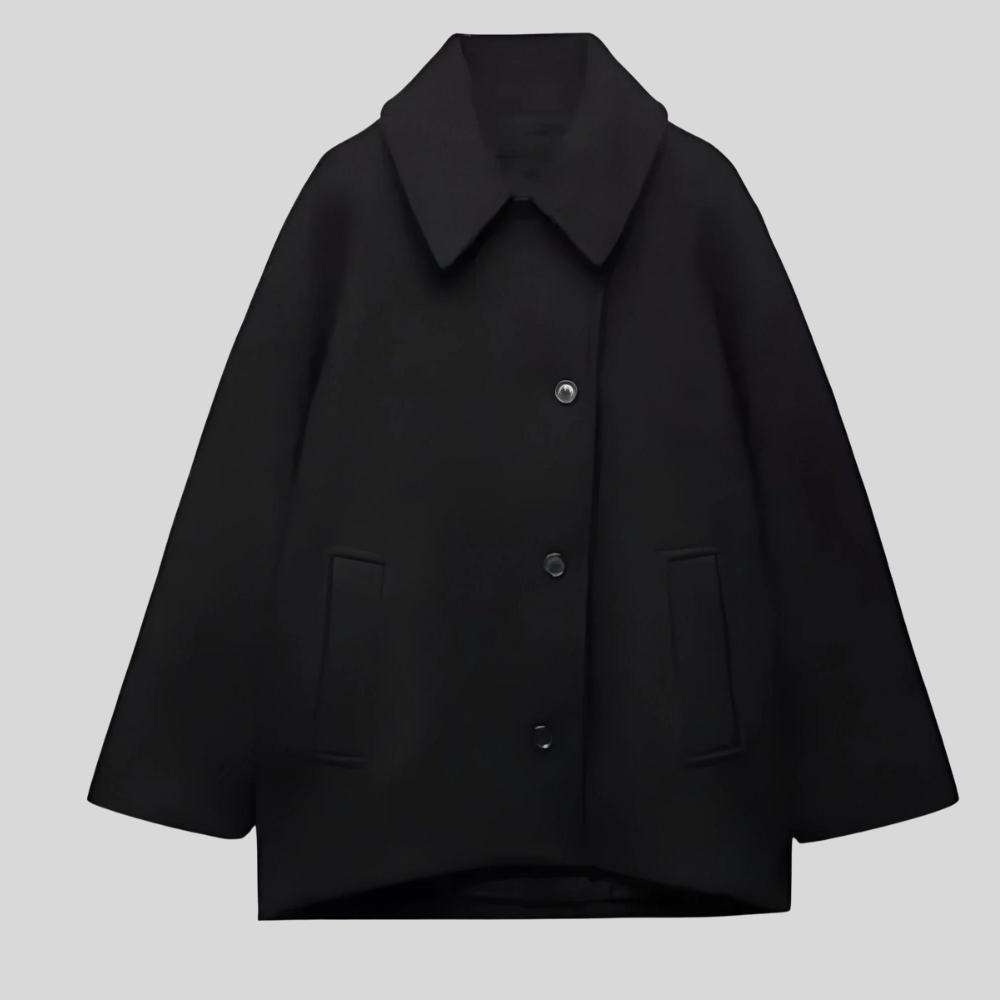 Luma - Chic and Stylish Oversized Wool Coat for Women