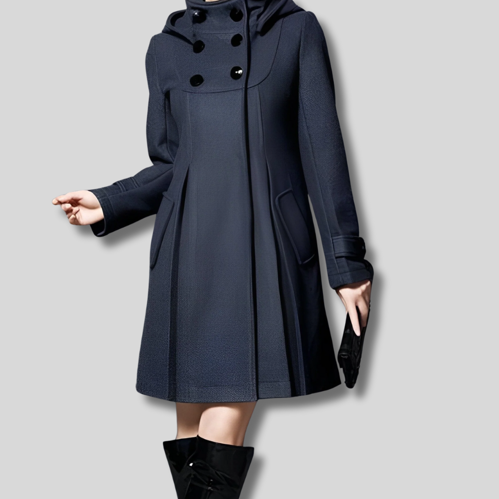 Jeniffer - Chic and Stylish Long Trench Coat for Women