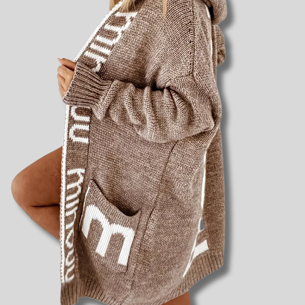 Cozy Chic Elsa Knit Cardigan for Women