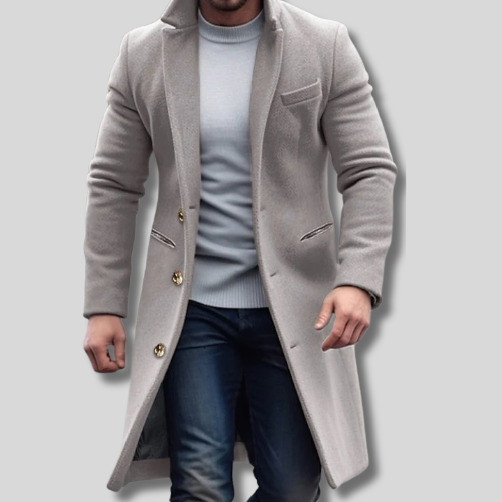Kye - Luxurious Men's Overcoat