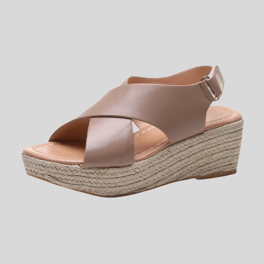 Jezlin - Stylish and Cozy Wedge Heel Sandals for Women