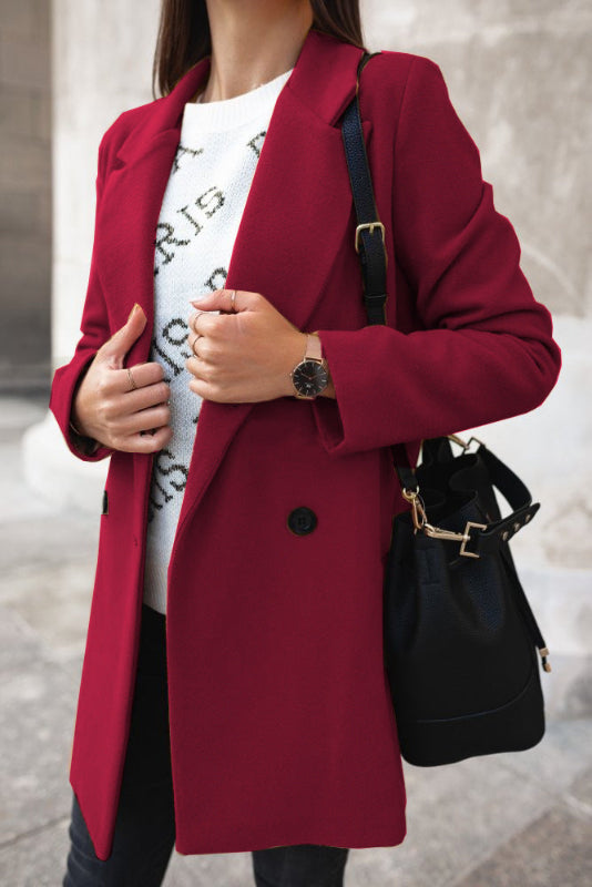 Devika | Chic and Stylish Lapel Coat