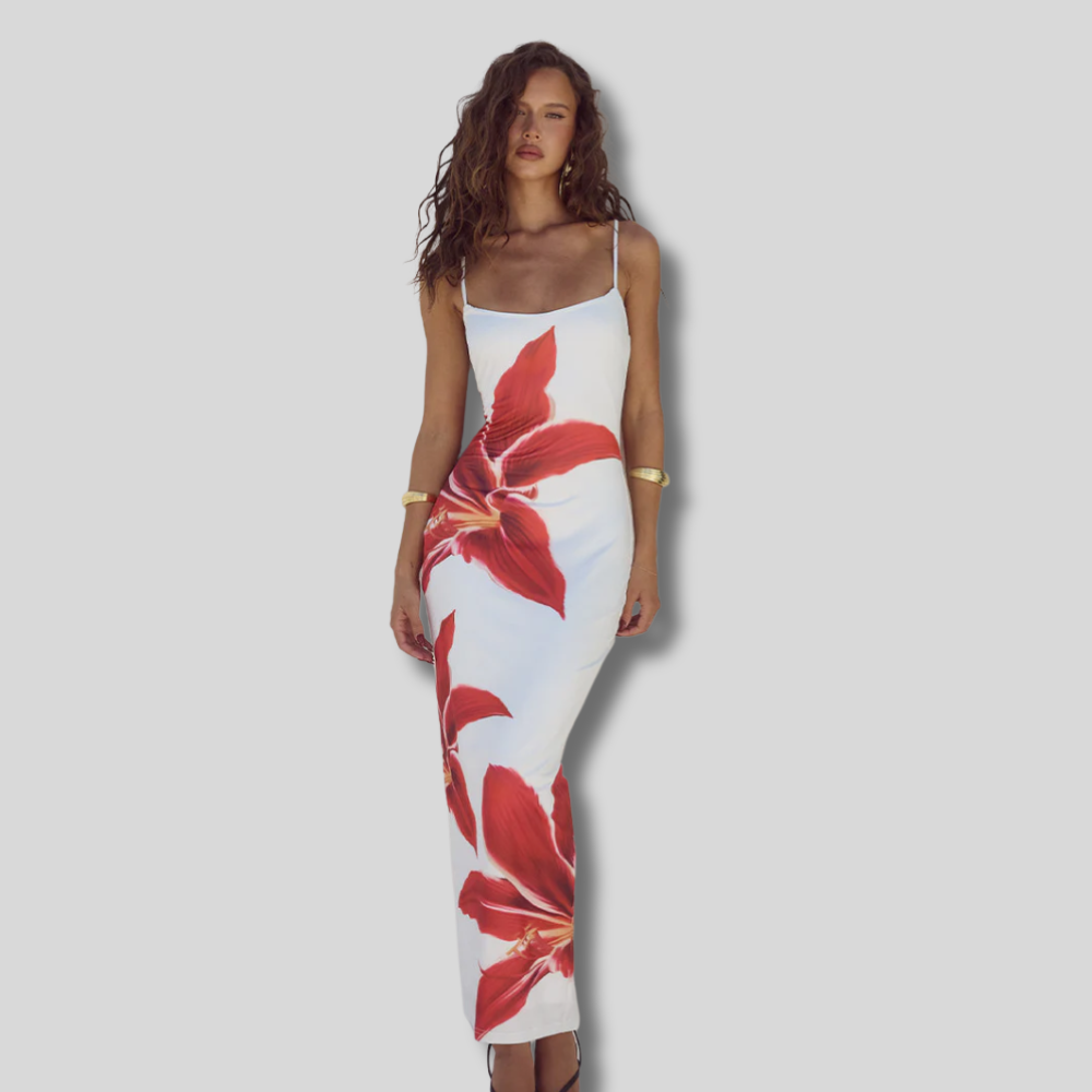 Hayley - Stunning Floral Print Bodycon Dress