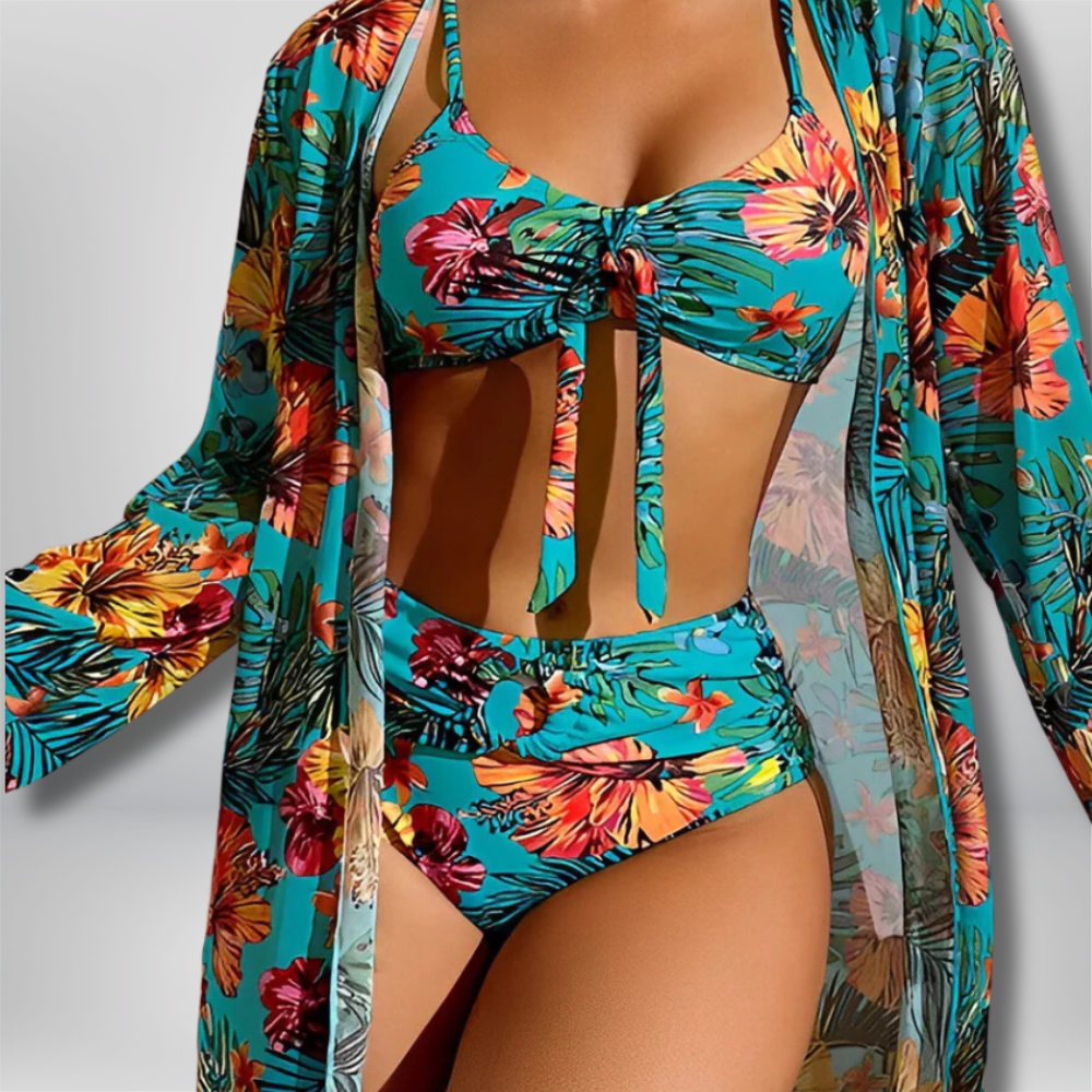 Vibrant Valeska - Chic Summer Bikini Set