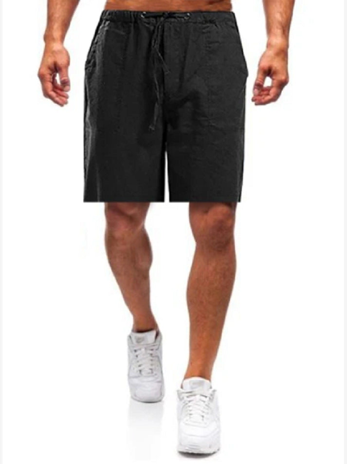 Beau - Stylish Large Size Linen Shorts for Men