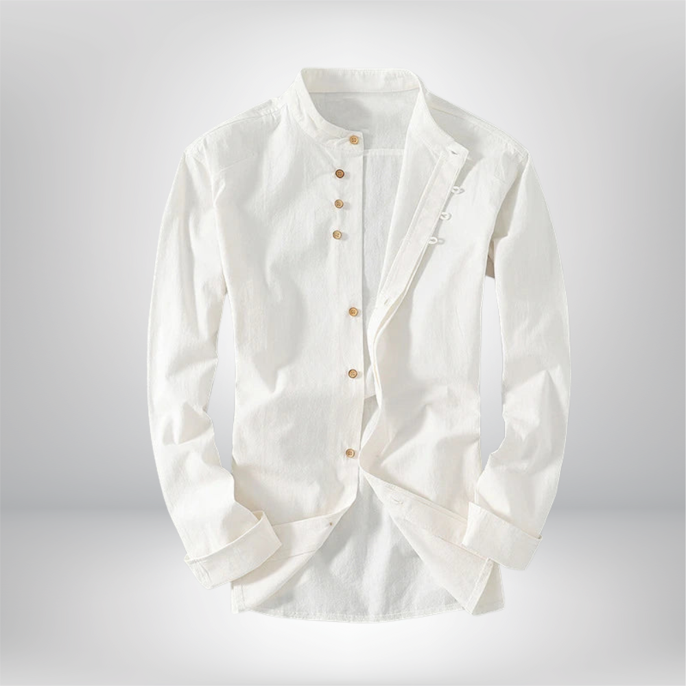 Ashton - Timeless Vintage Linen Shirt for Effortless Style