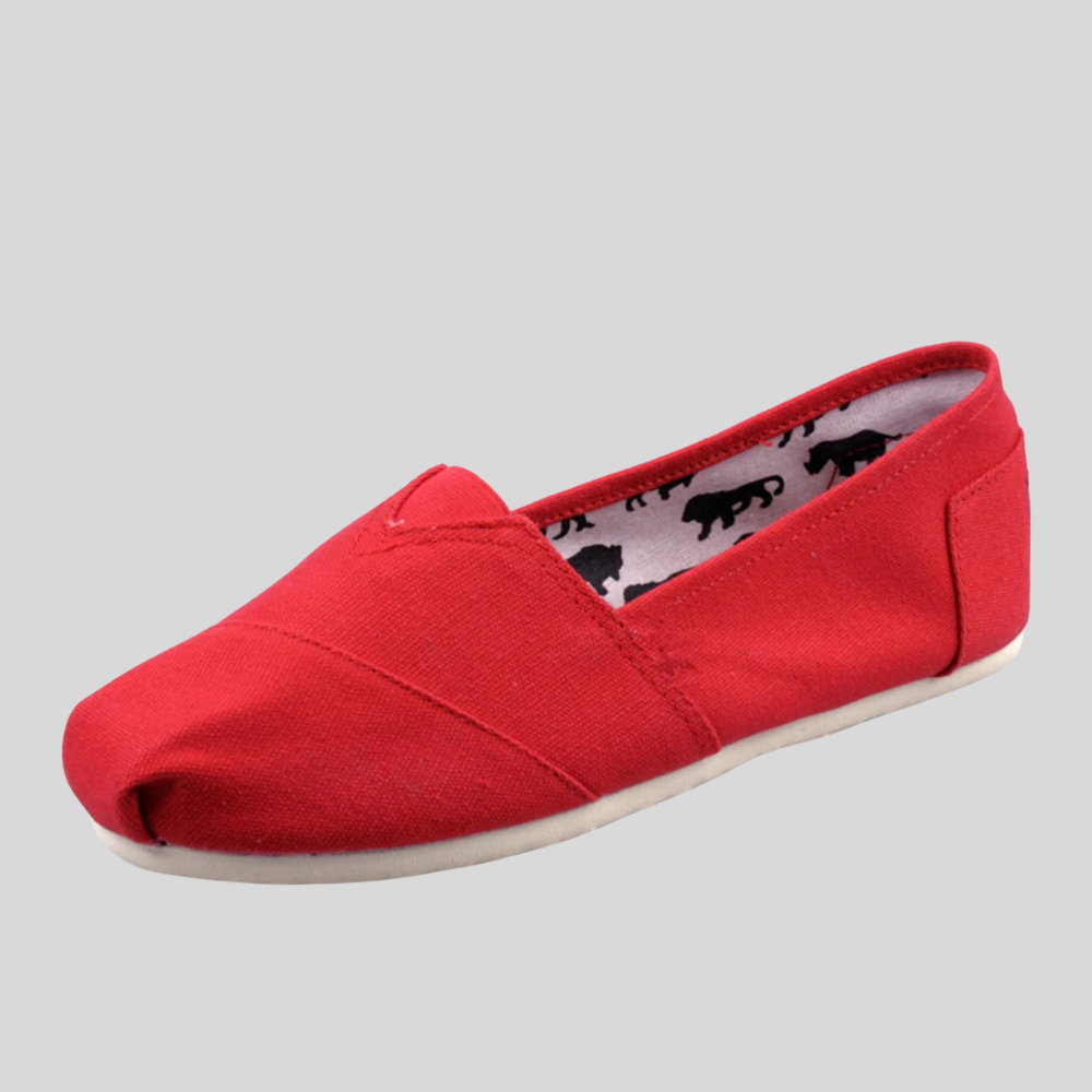 Sophia - Stylish Solid Colour Canvas Espadrilles