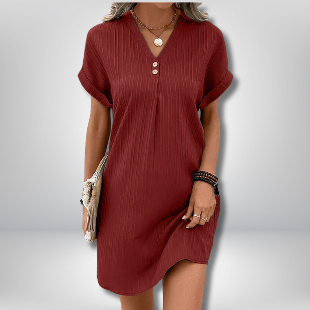 Gorgeous Matilda V-Neck Dress for Effortless Elegance