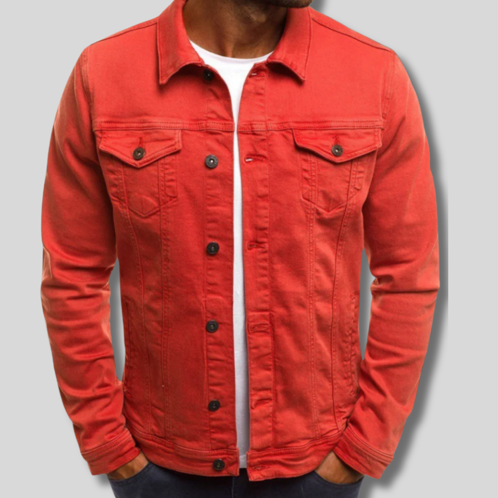 Elki - Stylish Men's Denim Jacket for Fashion-Forward Looks