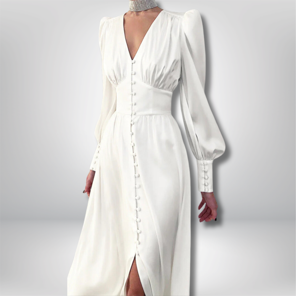 Mila - Stunning Satin Dress for a Touch of Elegance