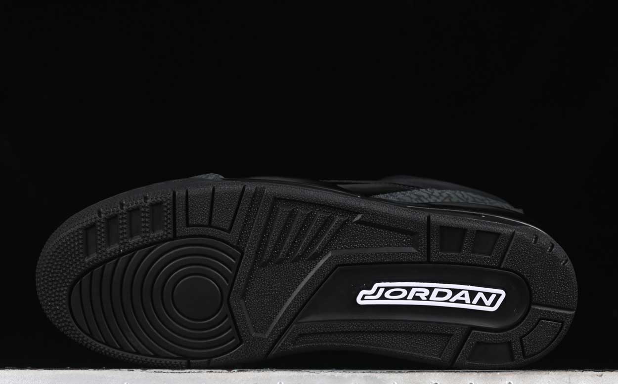 ShadowPounce® – Triple Black Retro High-Cut Sneaker