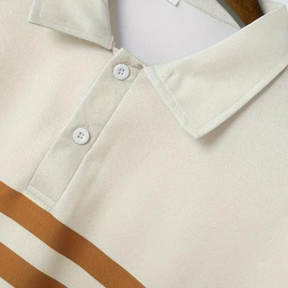 Enrico - Stylish Striped Polo Shirt for Men