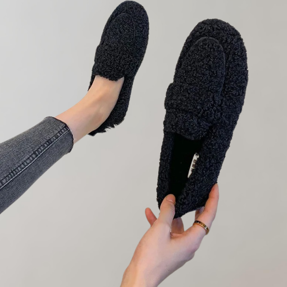 Wanja - Cozy Plush Loafers for Women