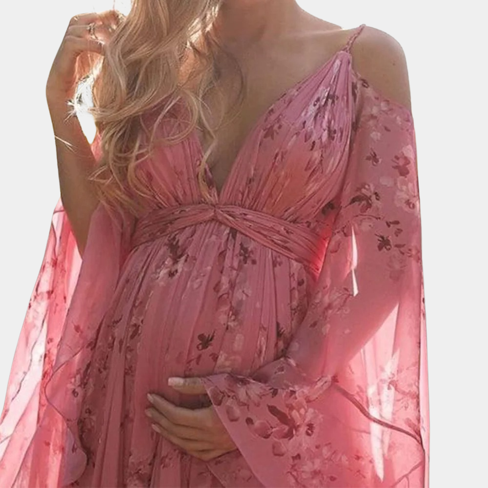 Elegant Trinity Long Flowing Maxi Dress for Women