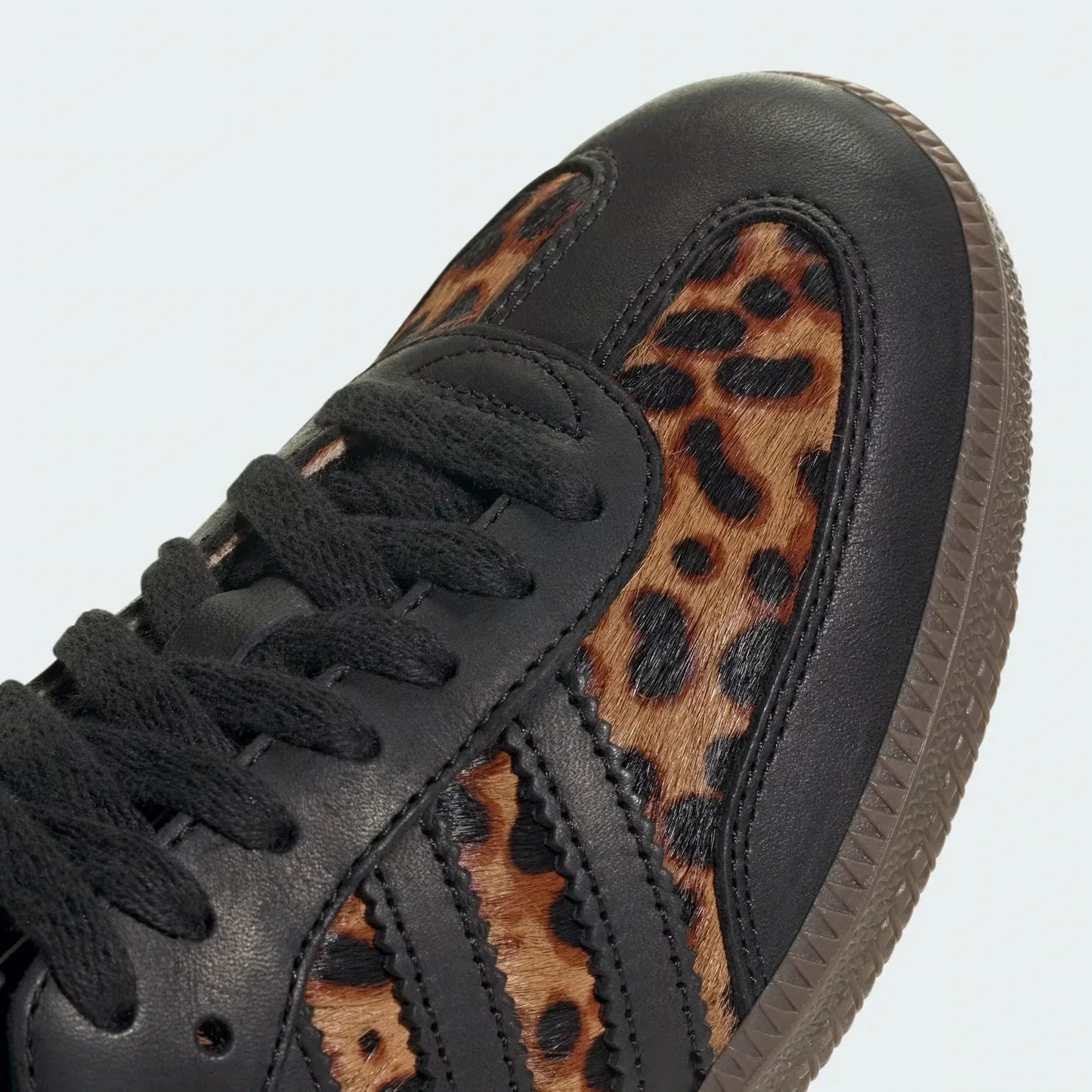 Samba OG Black and Green Leopard Print Sneakers