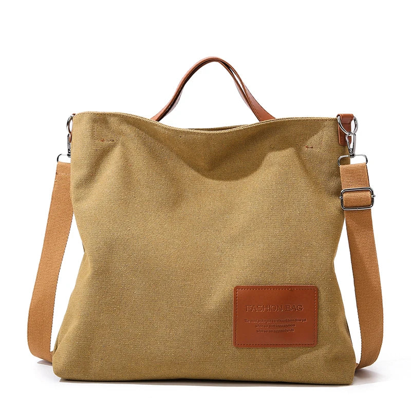 Chic Olivia Canvas Handbag - Your Perfect Stylish Companion!
