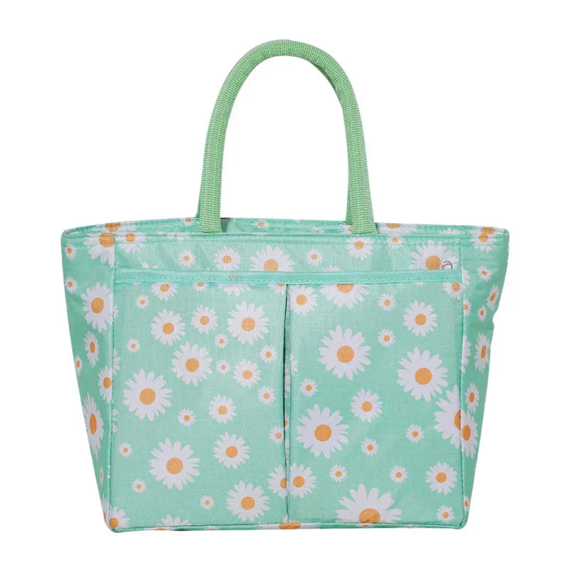 Stylish Insulated Lunch Bag with Vibrant Prints
