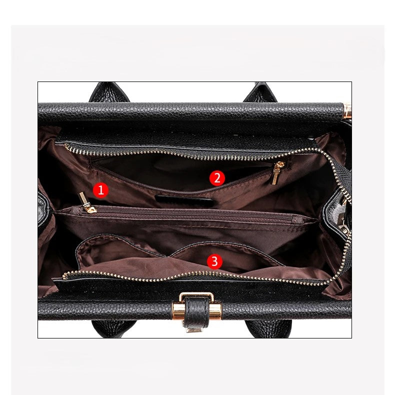 Stylish Maxie Alligator Print Handbag