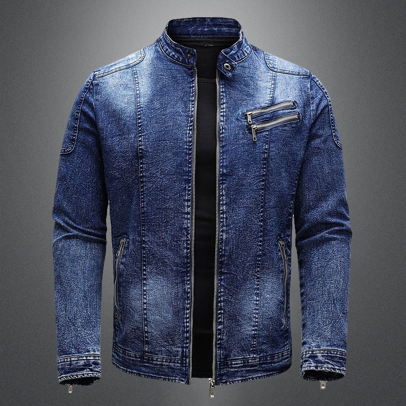Lennox - Stylishly Bold Denim Jacket