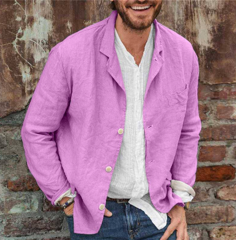 Grant - Relaxed Fit Cotton and Linen Jacket