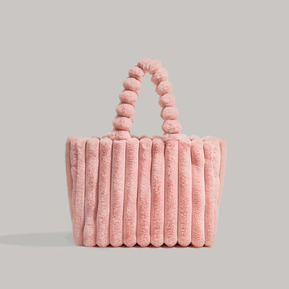 Cozy Plush Tote Bag
