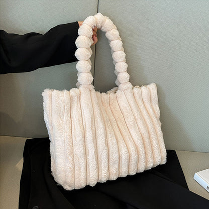 Cozy Plush Tote Bag