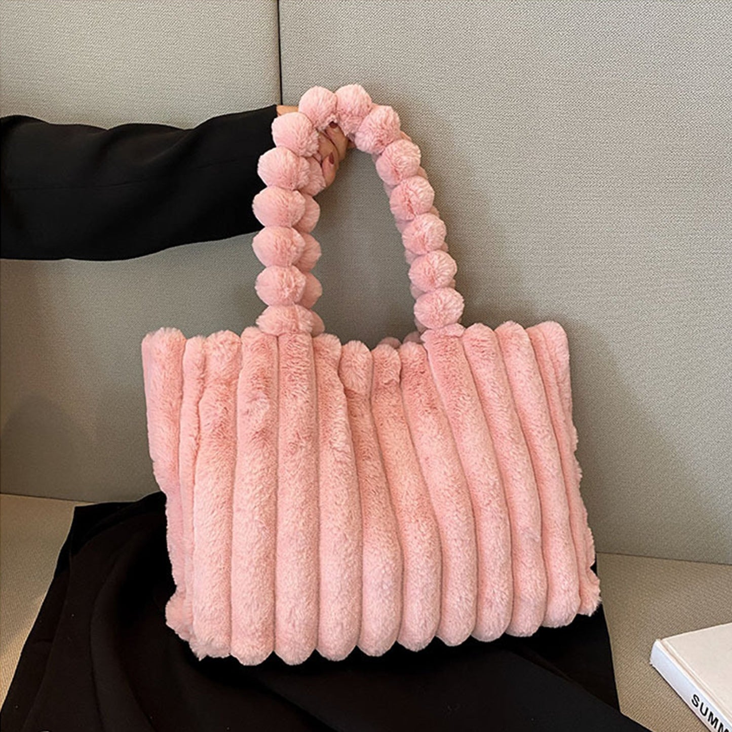 Cozy Plush Tote Bag