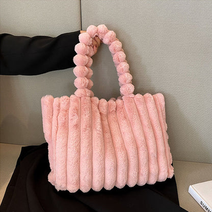 Cozy Plush Tote Bag