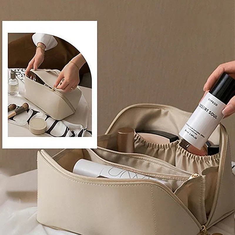 Chic Travel Make-Up Organizer