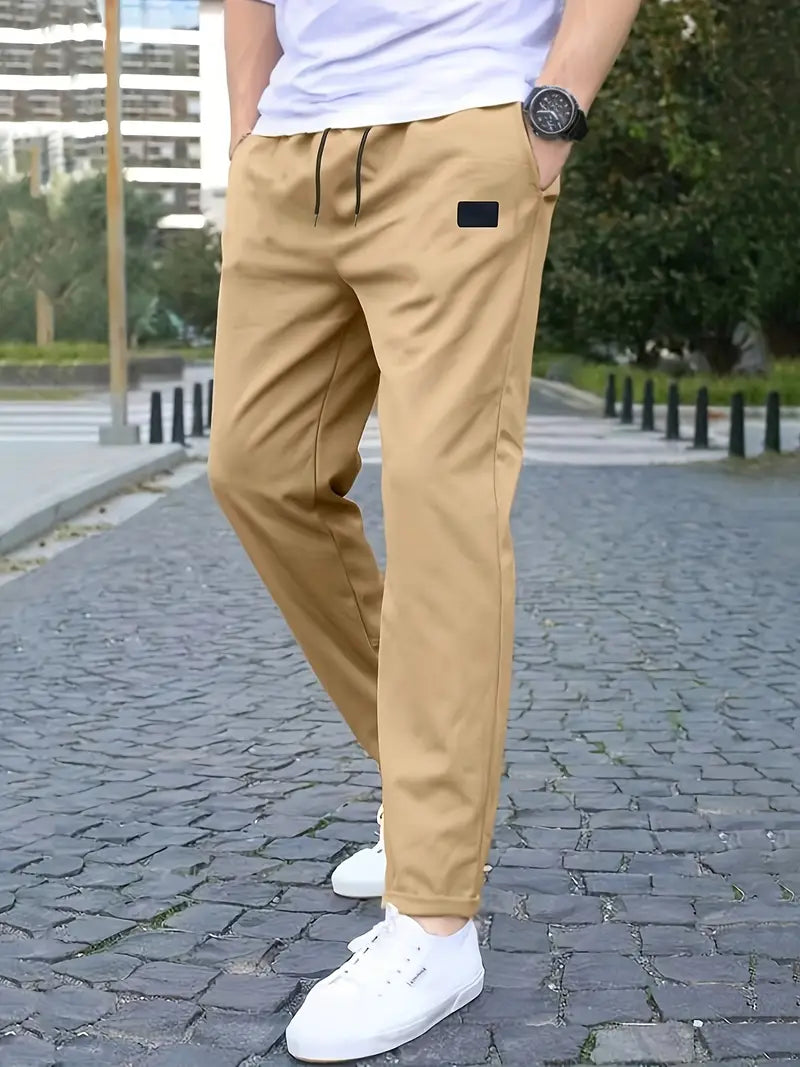 Bryson - Stylish and Comfortable Stretch Jogging Pants with Adjustable Drawstring and Relaxed Fit