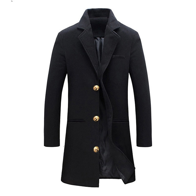 Kye - Luxurious Men's Overcoat