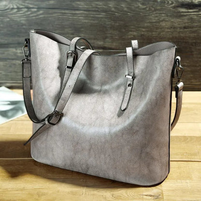 Chic Vintage Leather Shoulder Bag