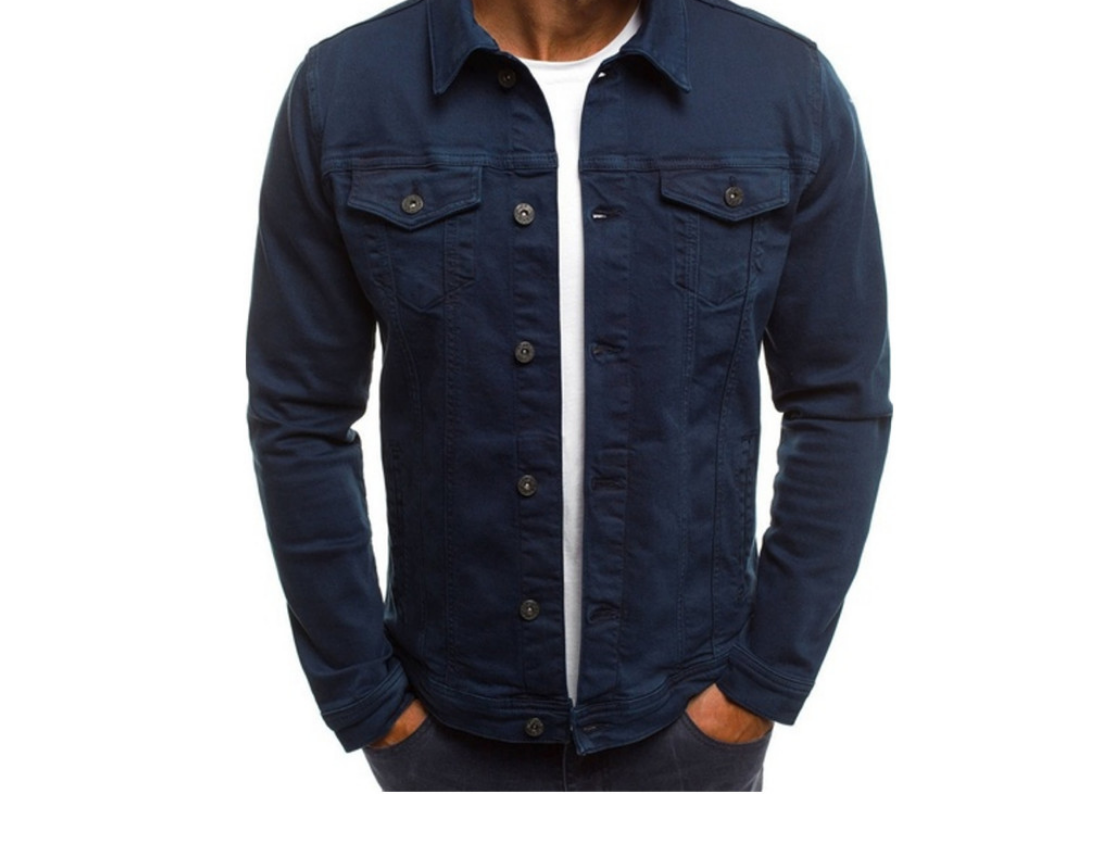 Vibrant Coloured Denim Jacket for Men by Gerald