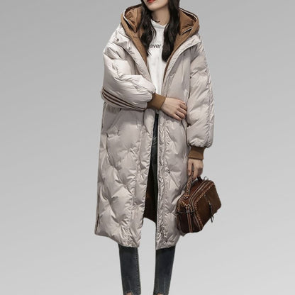 Alana | Elegant Long Coat for a Chic Look