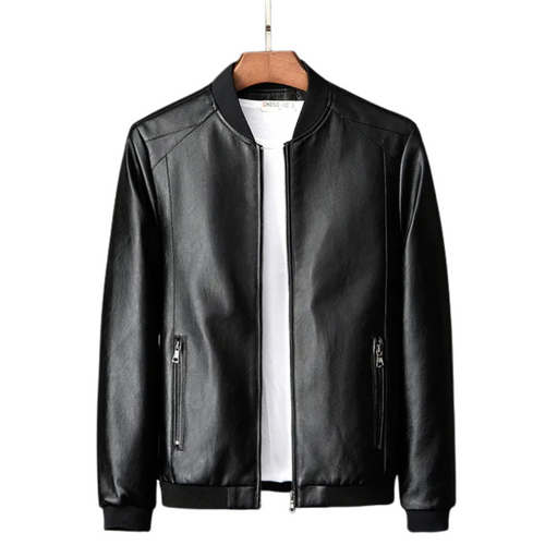 Stylish Griffin Men's Genuine Leather Jacket