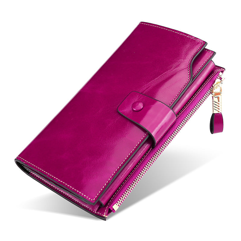 Stylish Luxury Leather Women's Handbag with Ample Storage Compartments