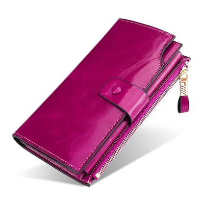 Stylish Luxury Leather Women's Handbag with Ample Storage Compartments