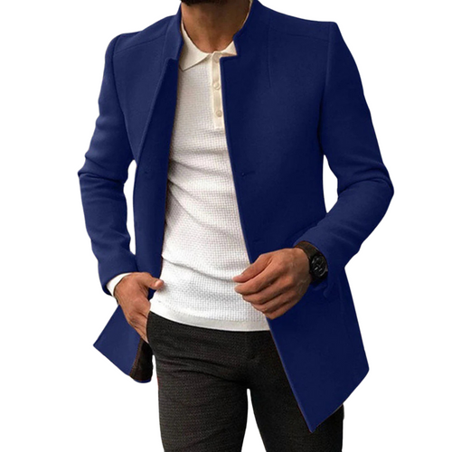 Guillermo - Stylish Solid-Colored Men's Coat
