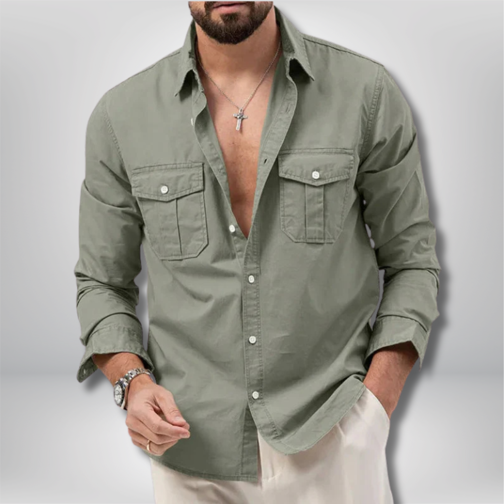 Brody - Trendy Cotton Shirt for a Chic Look