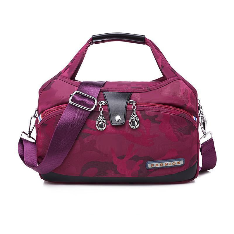 Versatile MultiSafe Waterproof Nylon Handbag - Stay Stylish and Protected!
