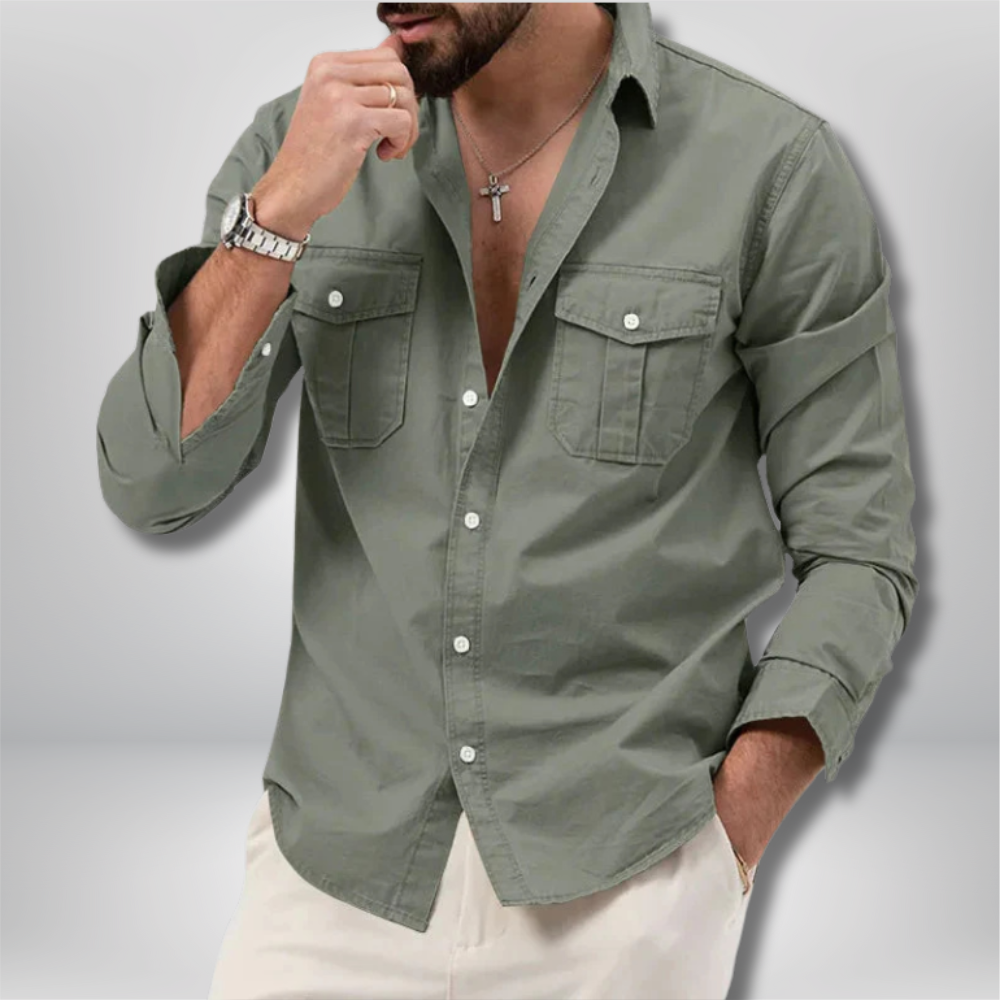 Brody - Trendy Cotton Shirt for a Chic Look