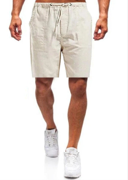 Beau - Stylish Large Size Linen Shorts for Men