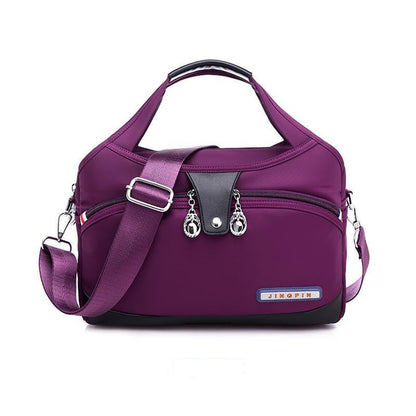 Versatile MultiSafe Waterproof Nylon Handbag - Stay Stylish and Protected!
