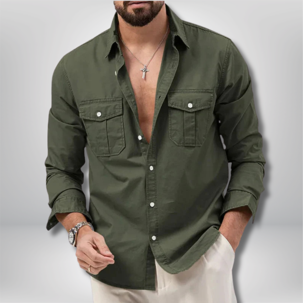 Brody - Trendy Cotton Shirt for a Chic Look