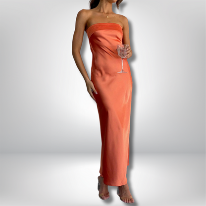 Romy - Chic Satin Elegance Dress