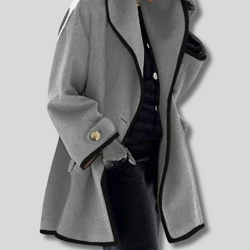 Chic Pam Long Coat for Women – Perfect for Autumn Elegance