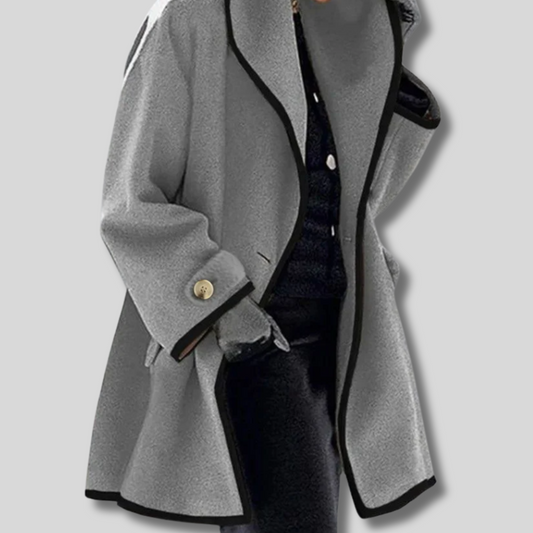 Chic Pam Long Coat for Women – Perfect for Autumn Elegance